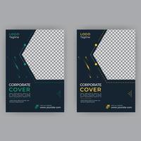 Business brochure annual report cover, modern brochure cover or flyer design. Leaflet presentation. Catalog with Abstract geometric background. Modern publication poster magazine, layout, template vector