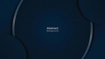 plantilla abstracta fondo premium de lujo azul oscuro. elegante fondo moderno con línea brillante. ilustración vectorial vector