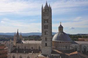 Cathedral church in Siena photo