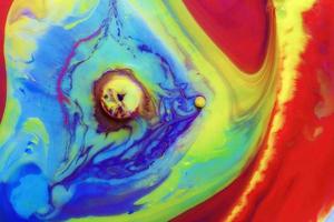 Macro photography of colorful bubbles photo