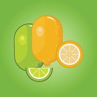 lemon fruit free vector