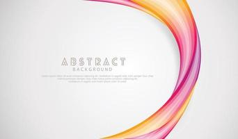 Waving elegance abstract background with dynamic gradation color. Futuristic design for wallpaper. backdrop, posters, banner and others users vector