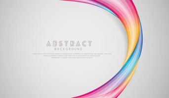 Waving elegance abstract background with dynamic gradation color. Futuristic design for wallpaper. backdrop, posters, banner and others users vector