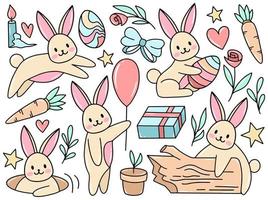 Easter Doodle Clip Art Collection
