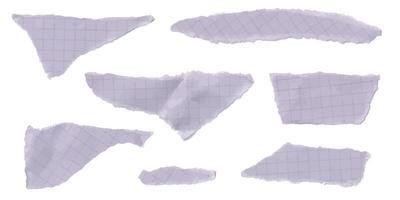 ilustración vectorial de trozos de papel rotos. fondo de textura gráfica para el diseño. vector