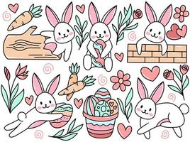 Easter Doodle Clip Art Collection