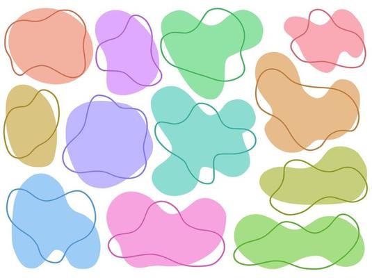 Abstract Element Color Frame Modern Illustration