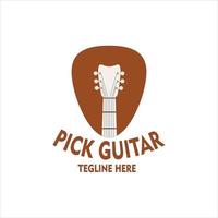 guitar picker illustration vector
