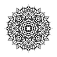 Hand drawn mandala. decoration in ethnic oriental  doodle ornament. vector