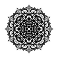 Hand drawn mandala. decoration in ethnic oriental  doodle ornament. vector