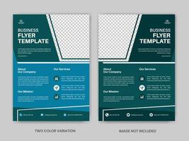 Corporate business flyer or brochure template design vector