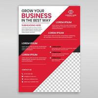 Corporate business brochure design template, business flyer design vector