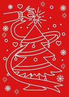 Christmas theme and background vector