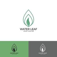 logotipo ecológico de maqueta de brotes, plántula de hoja verde, planta en crecimiento. concepto de diseño abstracto para el tema de la tecnología ecológica. icono de la ecología. vector