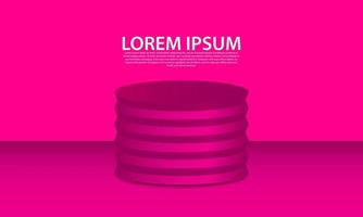 podium background  for products and advertisements vector