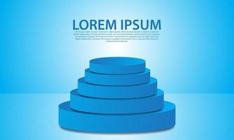 podium background  for products and advertisements vector