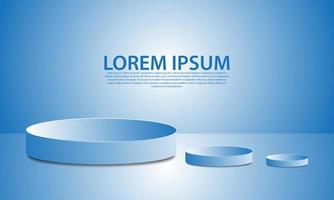 podium background  for products and advertisements vector