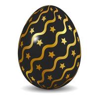 Realistic easter egg. vector