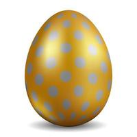 Realistic easter egg. vector