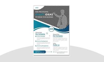 Corporate Creative Modern Business Smart Ideas Abstract Flyer Vector Design Template