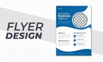 Modern Business Flyer Template Design vector