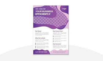 Modern Trendy Business Flyer Design Template. Brochure cover banner design, business posters, modern business banners and leaflets.and leaflets. vector