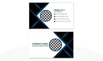 Corporate Modern Business Card Vector Design Template