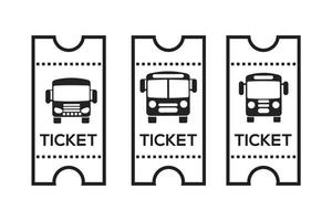 Train ticket icon, vector