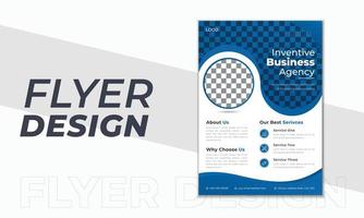 Modern Business Flyer Template Design vector