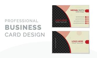 Modern Business Card design template vector