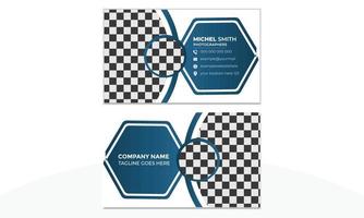 Creative Corporate Business Card Vector Design Template