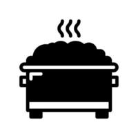 dumpster solid style icon. vector illustration for graphic design, website, app