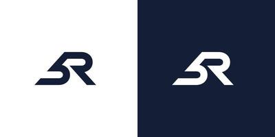 diseño de logotipo 5r único y moderno vector