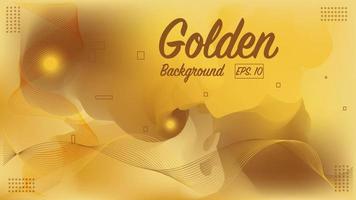 Golden Abstract Background vector