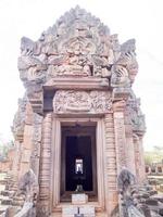 Phanom Rung Historical Parkis Castle Rock old Architecture about a thousand years ago at Buriram ProvinceThailand photo