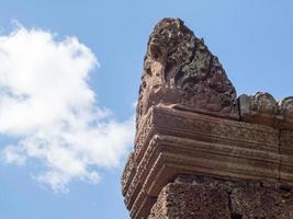 Phanom Rung Historical Parkis Castle Rock old Architecture about a thousand years ago at Buriram ProvinceThailand photo