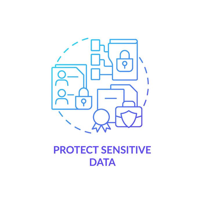 Sensitive Data Vector Art, Icons, and Graphics for Free Download