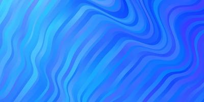 Light BLUE vector background with bent lines.