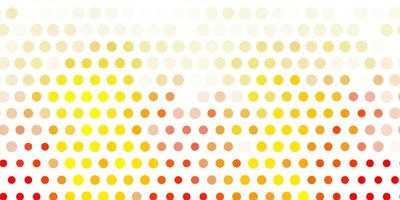 Light orange vector backdrop with dots.