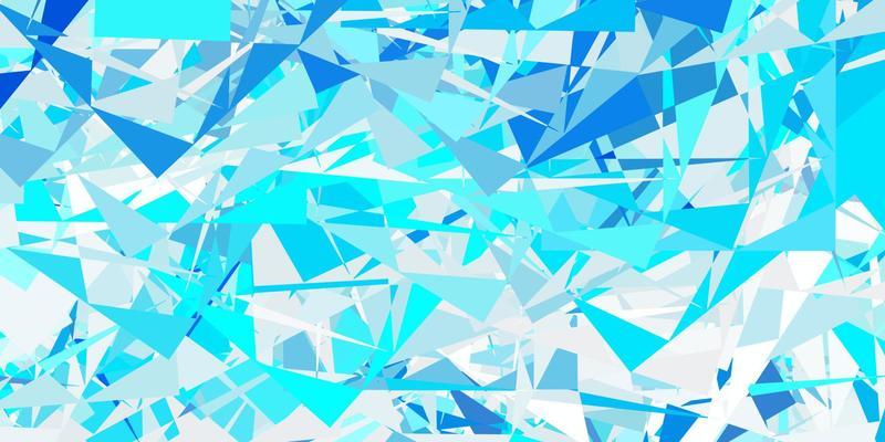 Light BLUE vector background with polygonal forms.