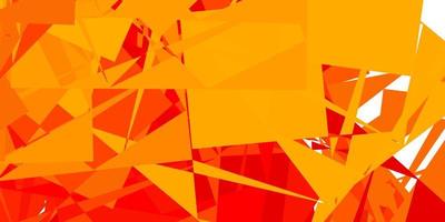 Light Orange vector background with random forms.