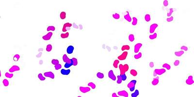 Light blue, red vector pattern with abstract shapes.