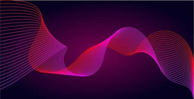 Abstract wave background design. Stylish line art background with colorful shiny waves. Curved wavy line photo