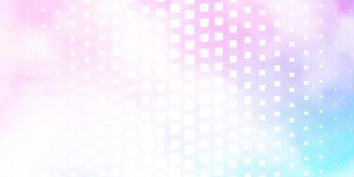 Light Pink, Blue vector pattern in square style.