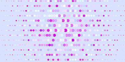 Light Purple vector texture with circles.