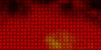 Dark Red, Yellow vector texture in rectangular style.