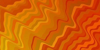 Light Red, Yellow vector template with wry lines.