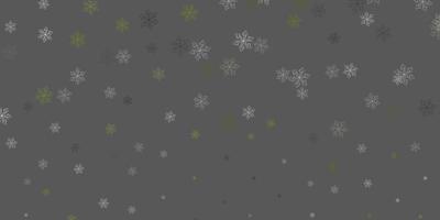 Light gray vector doodle pattern with flowers.