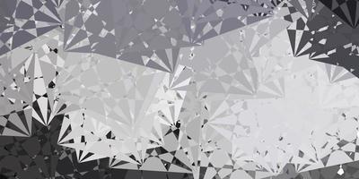 Light Gray vector backdrop with triangles, lines.