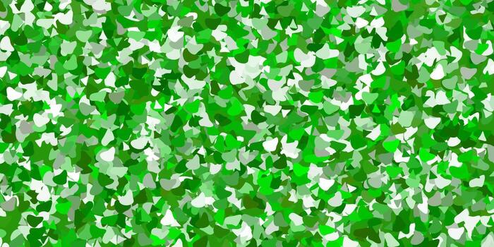 Light green vector template with abstract forms.